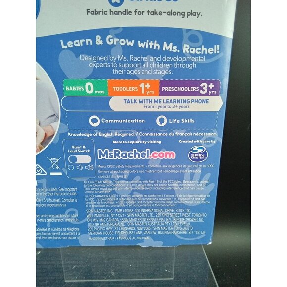 Ms. Rachel Talk With Me Learning Phone For Ages 1-3+ Interactive Toy - Picture 6 of 7